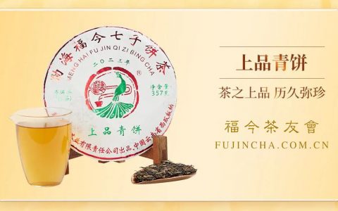常规系列丨福今茶业2023年『上品青饼』正式发售！