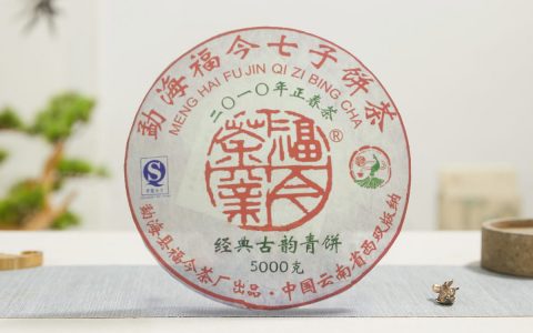 福今2010年经典古韵青饼5000克