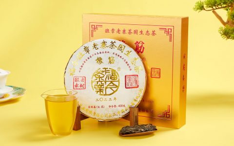 福今2022年班章古树橡筋青饼