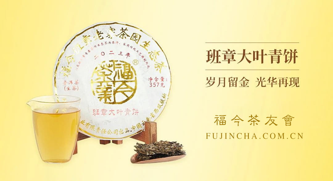 特供系列丨福今茶业2023年『班章大叶青饼』正式发售！