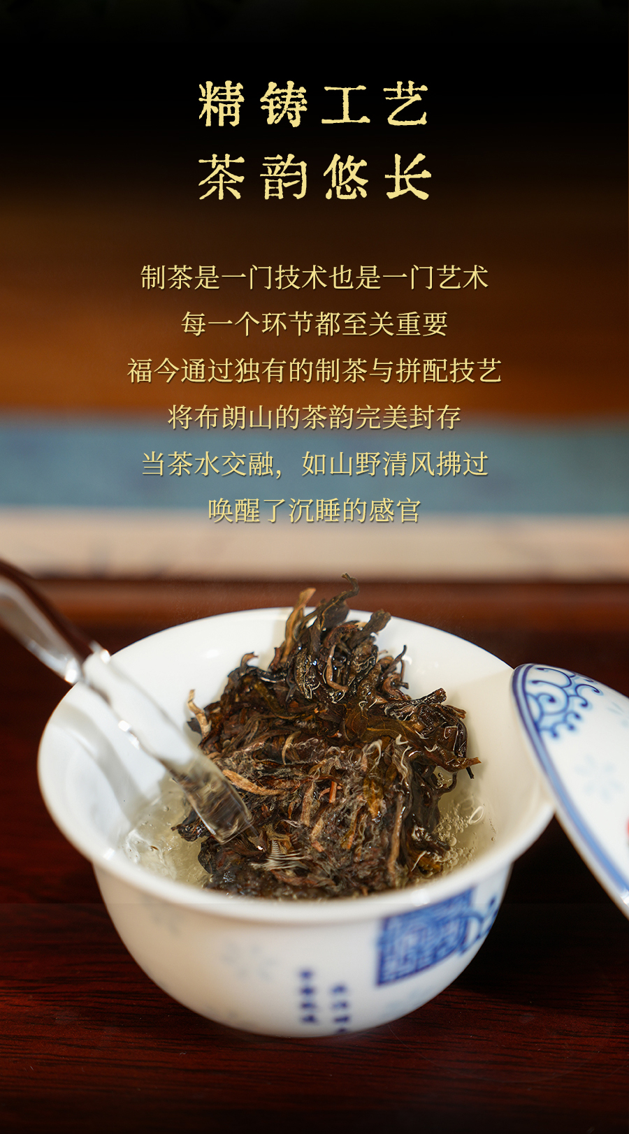 福今2024年布朗孔雀青饼