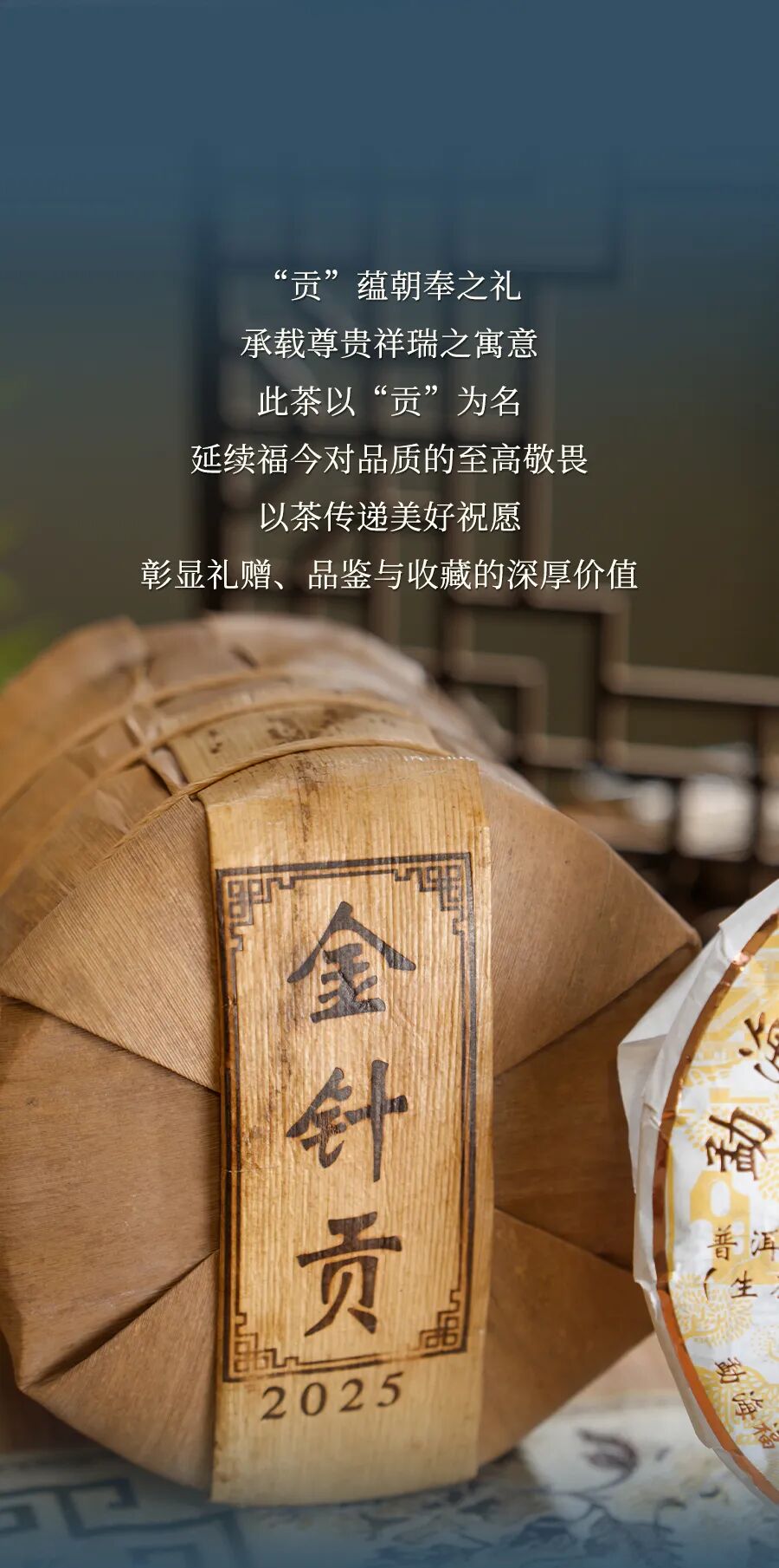 福今2025年金针贡青饼